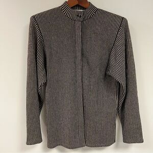 Vintage St John by Marie Grey vintage striped wool jacket   Sz S/M
